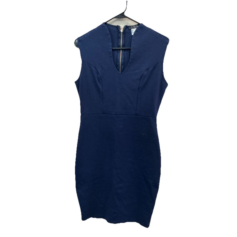 Venus Womens Size M Dress Blue Sleeveless Wear To Work Career
